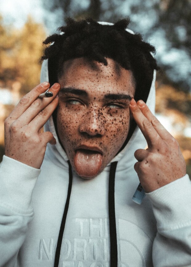 He definitely smokes bad stuff.